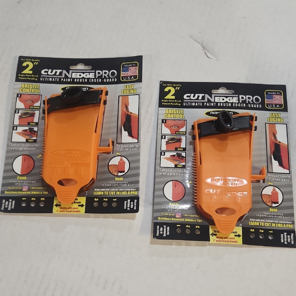 Orange Paint Brush Edger